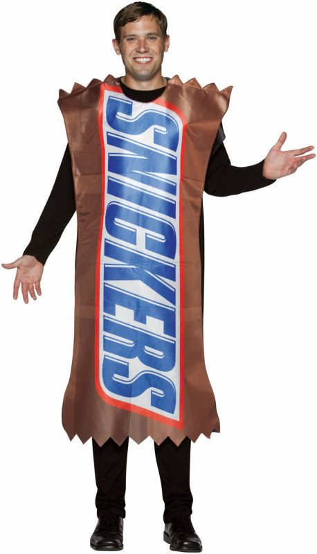 Snickers Wrapper Adult Costume - Click Image to Close