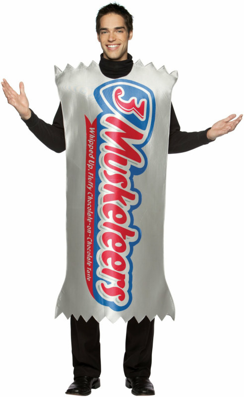 3 Musketeers Wrapper Adult Costume - Click Image to Close