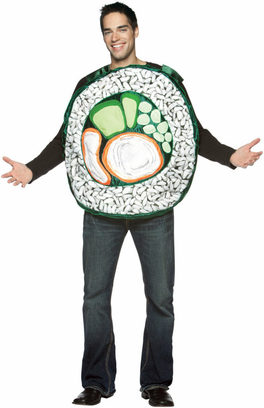 Sushi Roll Adult Costume - Click Image to Close