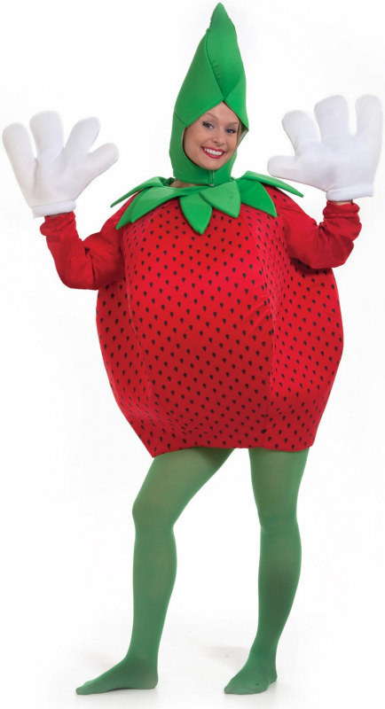 Strawberry Adult Costume - Click Image to Close