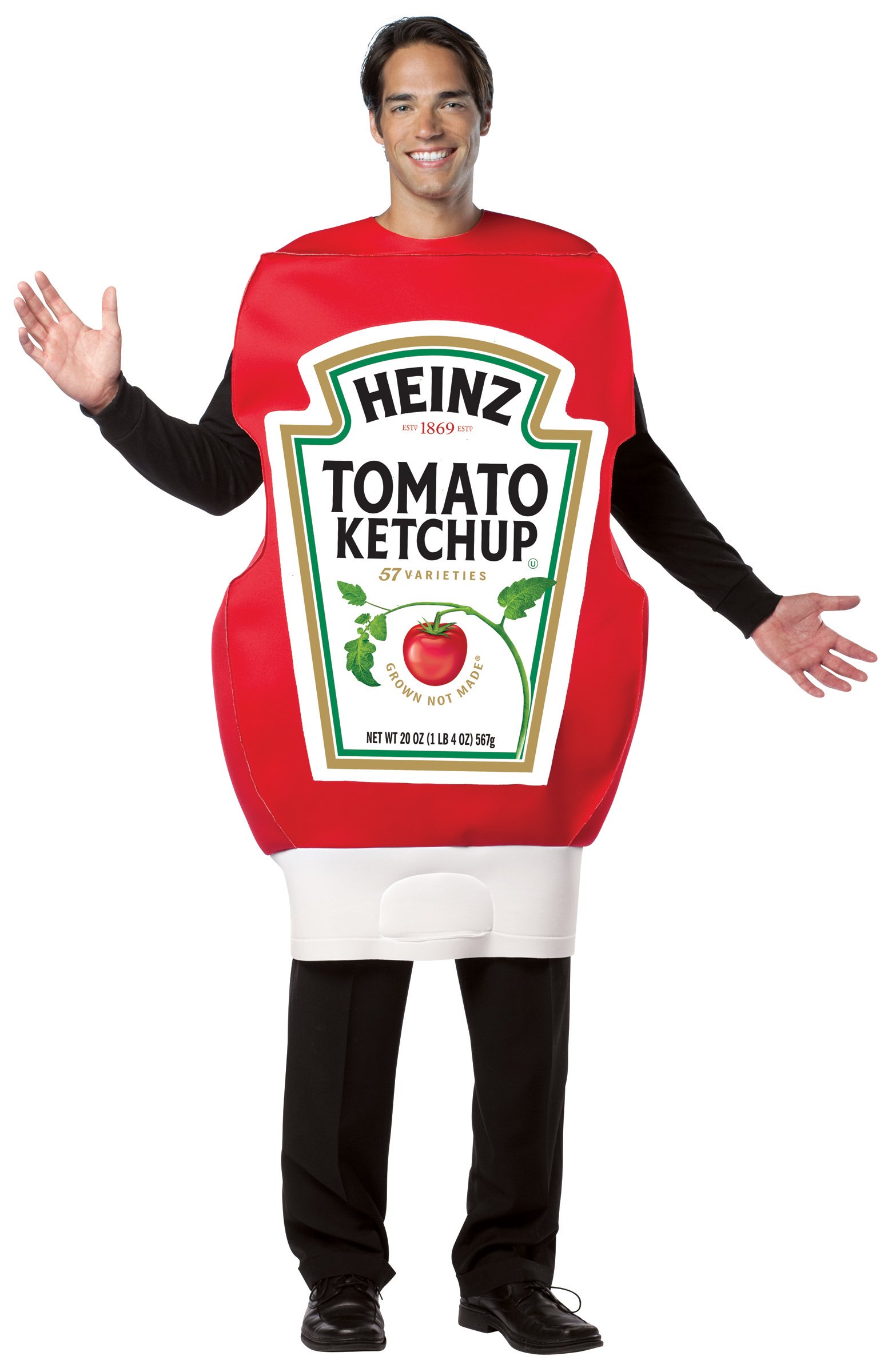 Heinz Ketchup Squeeze Bottle Adult Costume - Click Image to Close