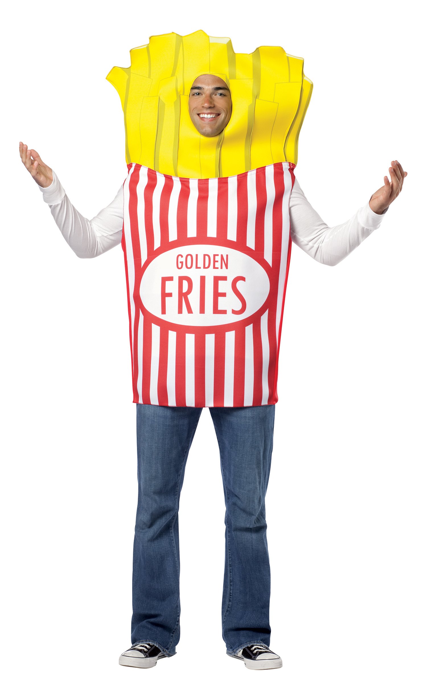 French Fries Adult Costume - Click Image to Close