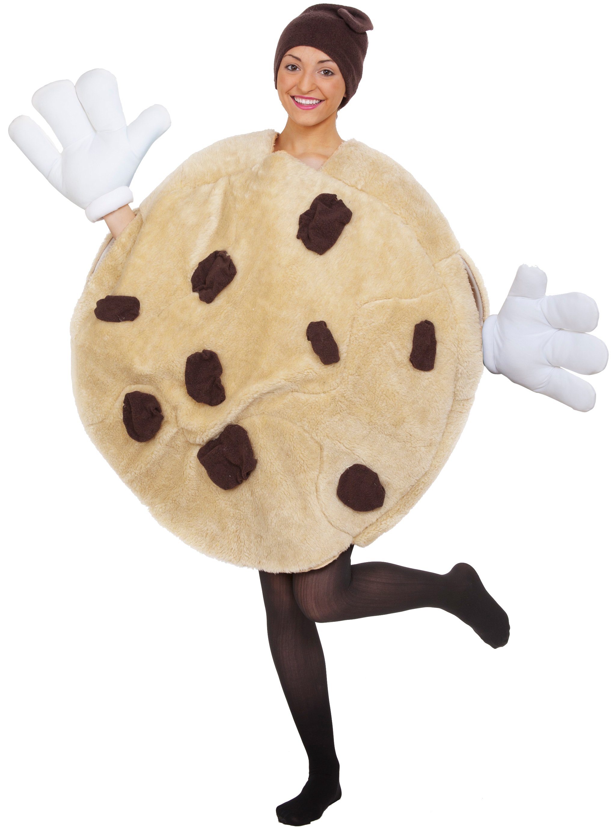 Chocolate Chip Cookie Adult Costume - Click Image to Close