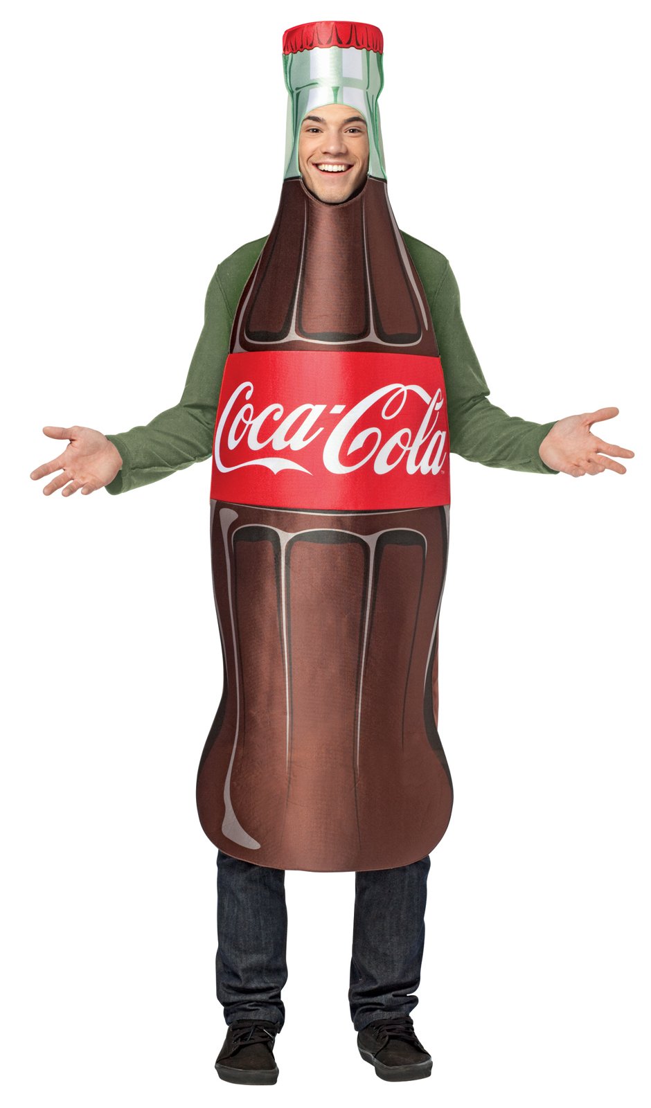 Coca-Cola - Bottle Tunic Adult Costume - Click Image to Close