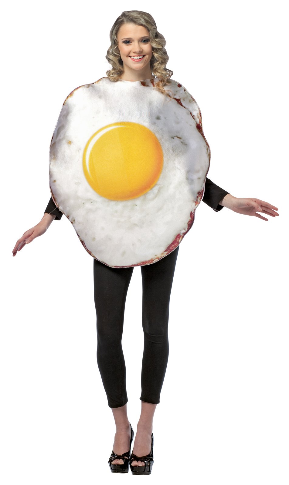 Fried Egg Adult Cotume - Click Image to Close