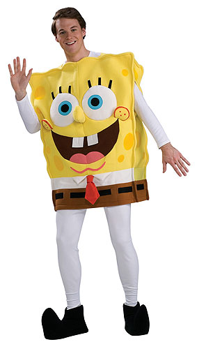 Adult Deluxe Spongebob Costume - Click Image to Close