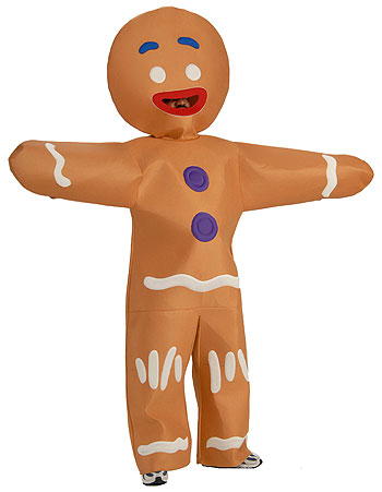 Adult Gingerbread Man Costume - Click Image to Close