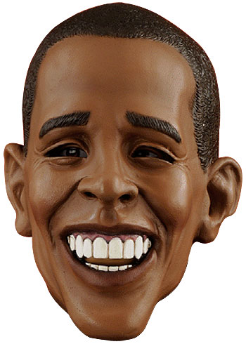 Deluxe Barack Obama Mask - Click Image to Close