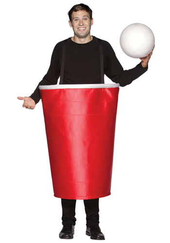 Adult Beer Pong Cup Costume - Click Image to Close