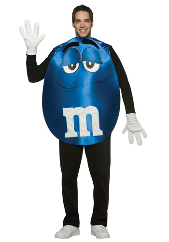 Blue M&M Costume - Click Image to Close