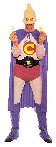 Adult Captain Condom Costume - Click Image to Close