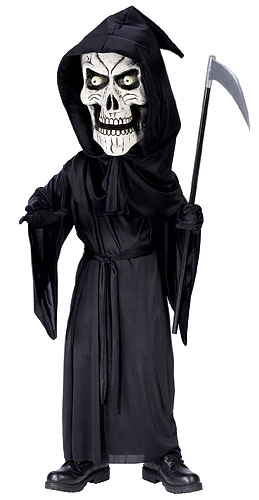 Kids Bobble Eyes Reaper Costume