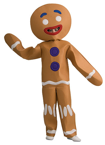 Child Gingerbread Man Costume - Click Image to Close