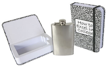 College Book Flask - Click Image to Close
