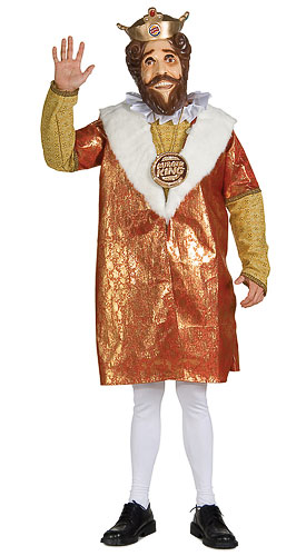 Deluxe Burger King Costume - Click Image to Close