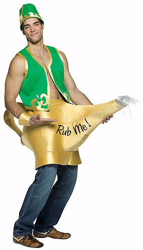 Genie and Magic Lamp Costume