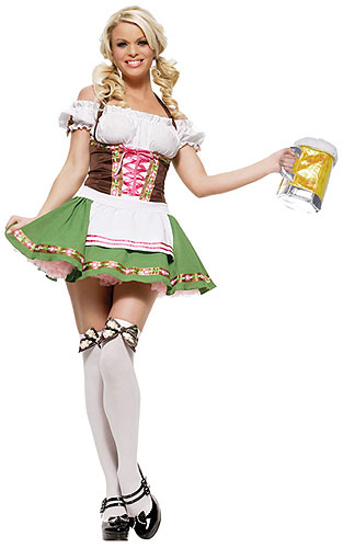 German Beer Girl Costume - Click Image to Close