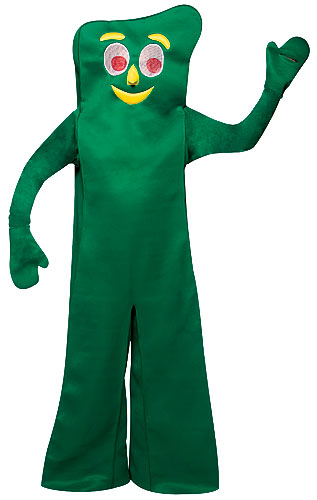 Adult Gumby Costume - Click Image to Close