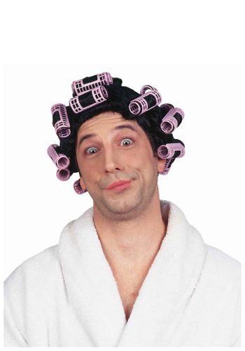 Hair in Curlers Wig - Click Image to Close