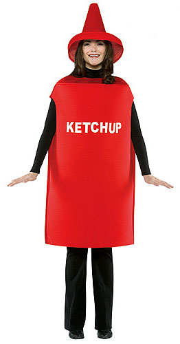 Adult Ketchup Costume