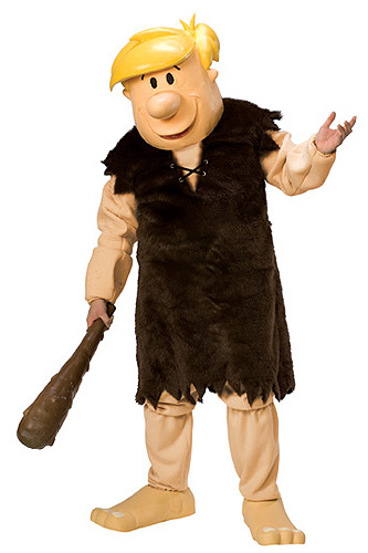 Mascot Barney Rubble Costume - Click Image to Close