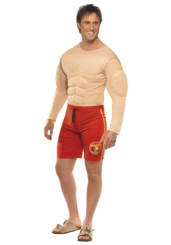 Mens Baywatch Lifeguard Costume - Click Image to Close