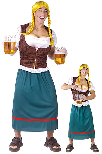 Mens German Beer Girl Costume - Click Image to Close
