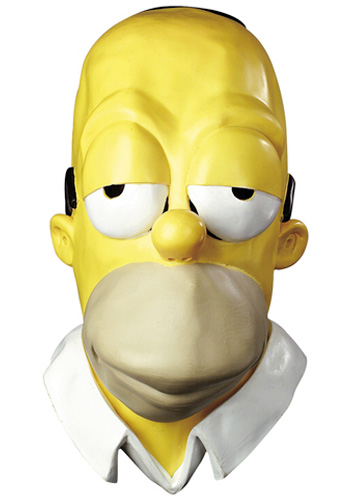 Oversized Homer Simpson Mask - Click Image to Close