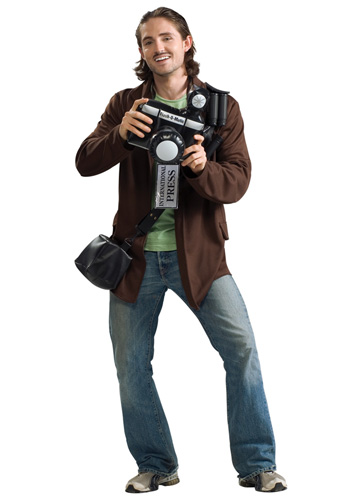 Men's Paparazzi Costume - Click Image to Close