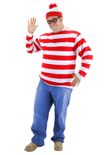 Plus Size Where's Waldo Costume - Click Image to Close