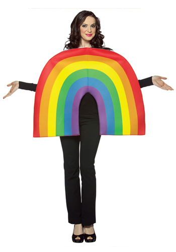 Adult Rainbow Costume - Click Image to Close