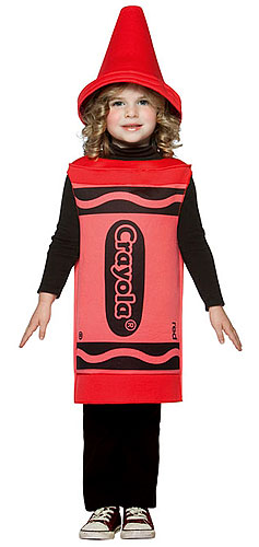 Toddler Red Crayon Costume