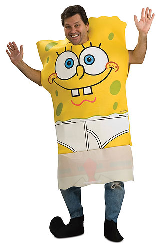 Spongebob Costume with Drop-down Front - Click Image to Close