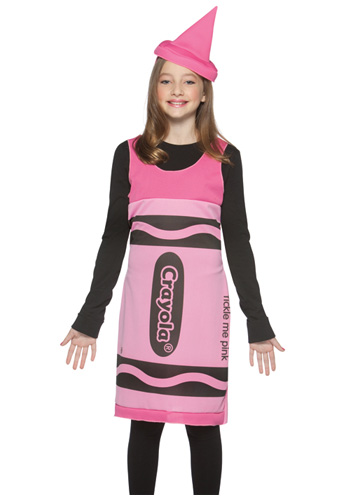 Tween Pink Crayon Dress