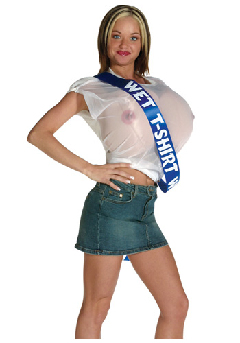 Wet T-Shirt Winner Costume - Click Image to Close