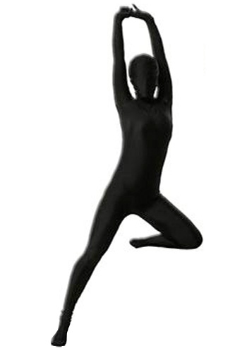Womens Black Invisible Man Costume - Click Image to Close
