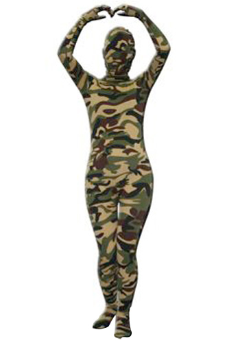 Womens Camo Invisible Man Costume - Click Image to Close