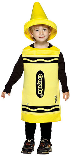 Toddler Yellow Crayon Costume - Click Image to Close