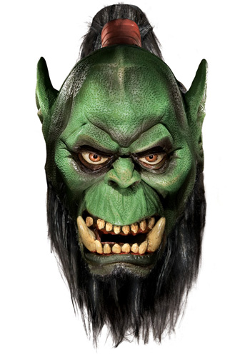 Orc Mask w/ Beard - Click Image to Close