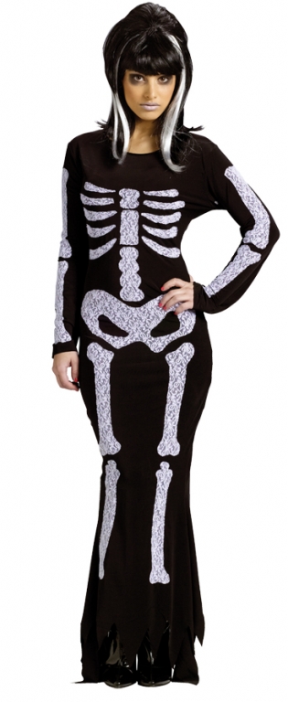 Lace Skeleton Costume - Click Image to Close