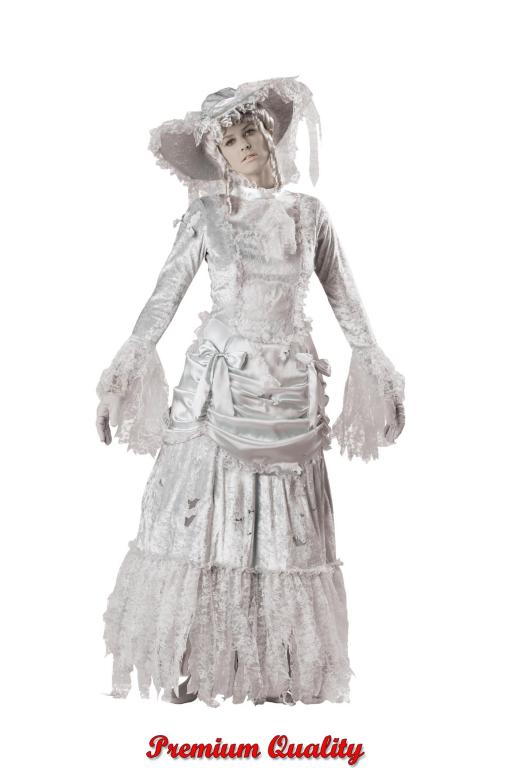 Ghostly Lady Adult Costume - Click Image to Close