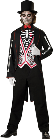 Skeleton Groom Adult Costume - Click Image to Close