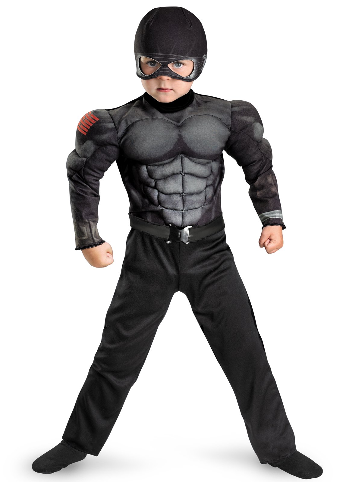 G.I. Joe Retaliation Snake Eyes Muscle Chest Child Costume - Click Image to Close