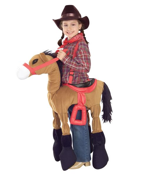 Brown Horsey Costume for Child - Click Image to Close