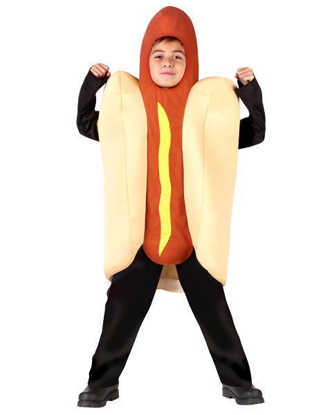 Kids Unisex Hot Dog Mens Costume - Click Image to Close