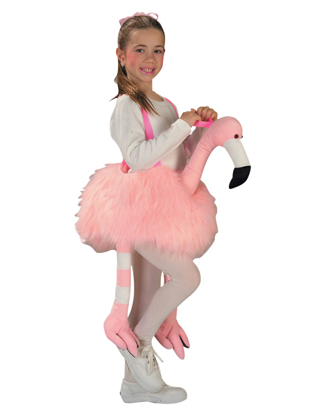 Flamingo Ride Costume for Child - Click Image to Close