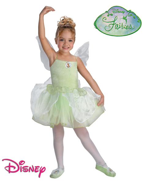 Tinkerbell Ballerina Costume for Girl - Click Image to Close