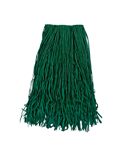 Raffia Green 22 inch Skirt Costume for Child