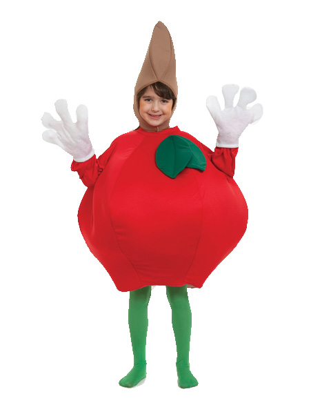 Childs Apple Unisex Costume - Click Image to Close