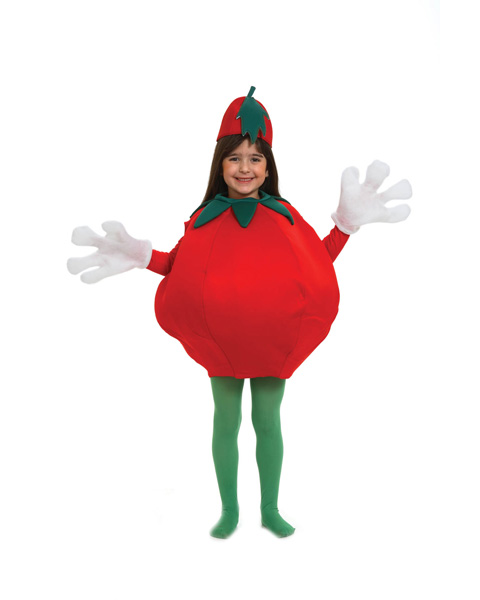 Unisex Childs Tomato Costume - Click Image to Close